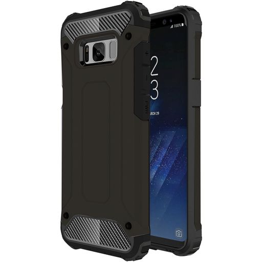 Mobigear Outdoor Coque Samsung Galaxy S8 Coque arrière Rigide Anti-Chocs - Noir