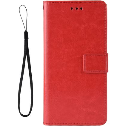 Mobigear Wallet Housse LG V60 ThinQ Etui Porte-Monnaie - Rouge