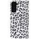 Mobigear Leopard Housse Samsung Galaxy S21 Etui Porte-Monnaie - Blanc