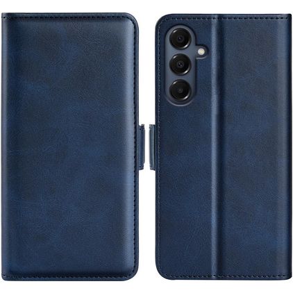 Mobigear Slim Magnet Housse Samsung Galaxy A17 Etui Porte-Monnaie - Dark Blue