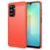 Mobigear Brushed Slim Coque Samsung Galaxy A26 Coque arrière en TPU Souple - Rouge