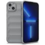 Mobigear Bumpy Coque iPhone 14 Plus Coque arrière en TPU Souple - Gris