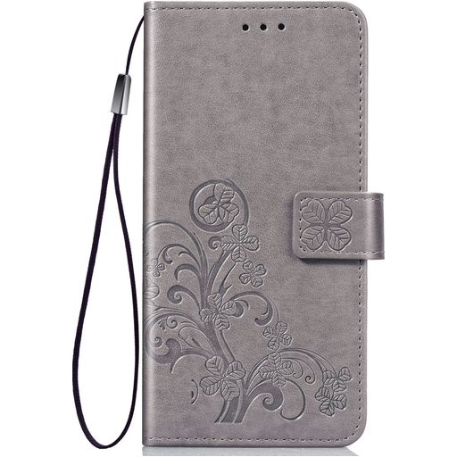 Mobigear Clover Housse Sony Xperia 1 Etui Porte-Monnaie - Gris