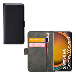 Mobilize Classic Gelly Wallet Housse Samsung Galaxy Xcover 7 Etui Porte-Monnaie - Noir