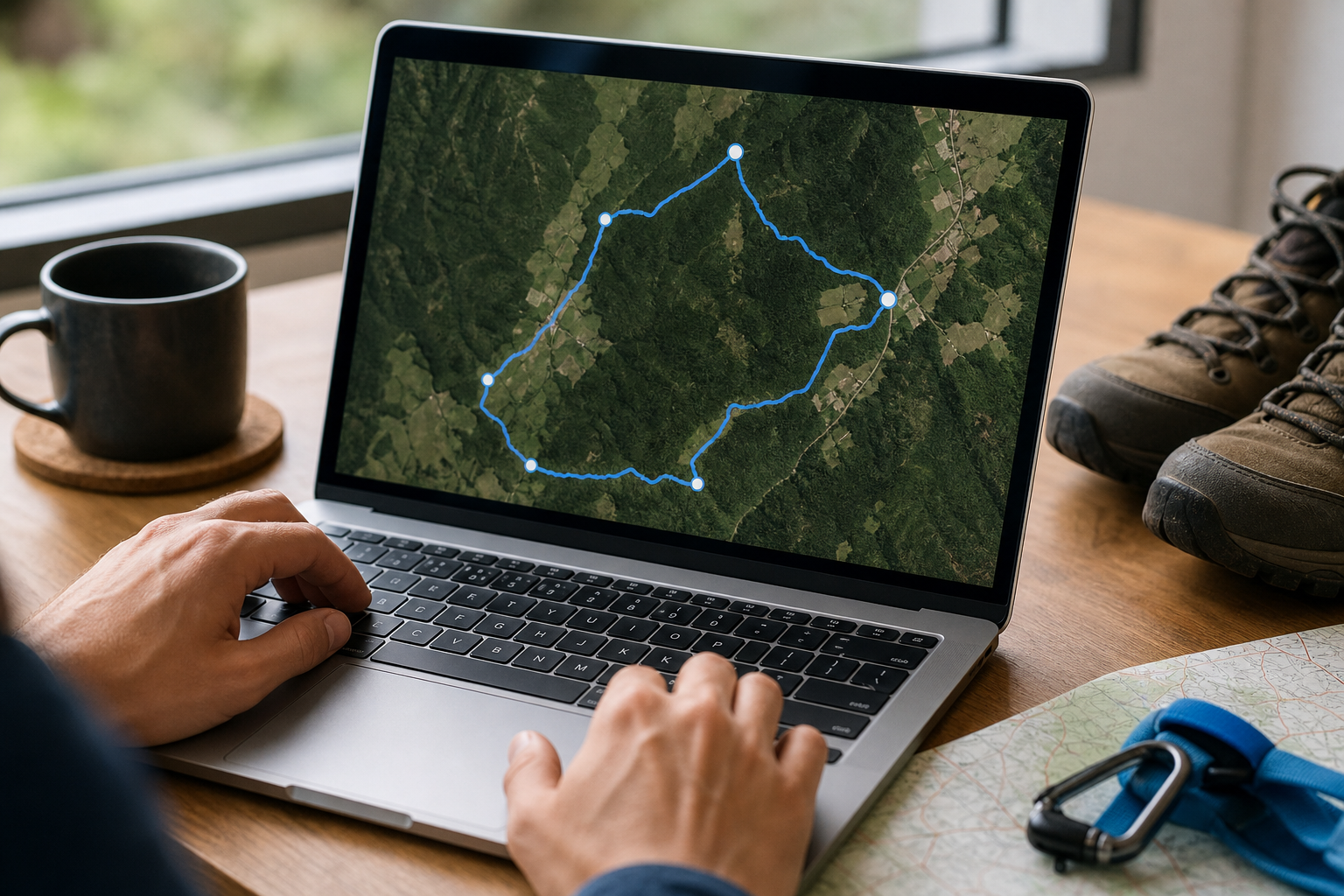 Suivre un itinéraire de randonnée GPX sur Google Maps