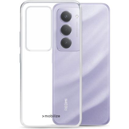 Mobilize Gelly Case Coque Transparente Xiaomi Redmi 17 5G Coque arrière en TPU Souple - Transparent