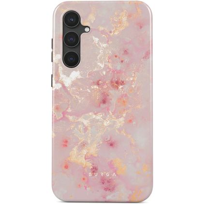 Burga Tough Coque Samsung Galaxy S23 FE Coque arrière Rigide Anti-Chocs - Golden Coral