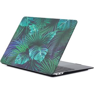 Mobigear Design MacBook Air 13 Pouces (2018-2020) Coque - Palm Leafs - Model A1932 / A2179 / A2337
