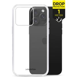 Mobilize Naked Protection Coque Transparente iPhone 16 Pro Coque arrière Rigide Anti-Chocs - Transparent