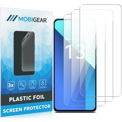 Mobigear Xiaomi Redmi 13 4G Protection d'écran Film - Compatible coque (Lot de 3)