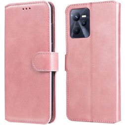 Mobigear Wallet Housse Realme C35 Etui Porte-Monnaie - Rose doré