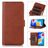 Mobigear Wallet Housse Nokia C21 Plus Etui Porte-Monnaie - Marron