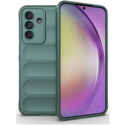 Mobigear Bumpy Coque Samsung Galaxy A56 Coque arrière en TPU Souple - Dark Green