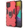 Mobigear Armor Ring Coque Samsung Galaxy M53 Coque arrière Rigide Anti-Chocs avec Anneau-Support - Rouge