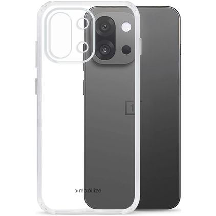 Mobilize Gelly Case Coque Transparente OnePlus 15 Coque arrière en TPU Souple - Transparent