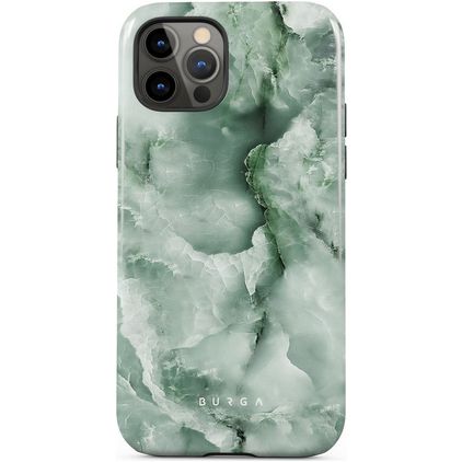 Burga Tough Coque iPhone 12 Pro Coque arrière Rigide Anti-Chocs - Pistachio Cheesecake