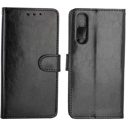 Mobigear Wallet Housse OPPO Reno 3 Pro Etui Porte-Monnaie - Noir