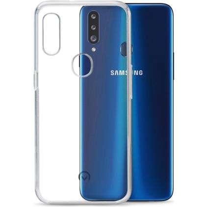 Mobilize Gelly Coque Transparente Samsung Galaxy A20s Coque arrière en TPU Souple - Transparent
