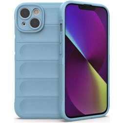 Mobigear Bumpy Coque iPhone 14 Coque arrière en TPU Souple - Bleu