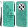 Mobigear Flowers Housse Xiaomi Redmi 14C Etui Porte-Monnaie - Vert
