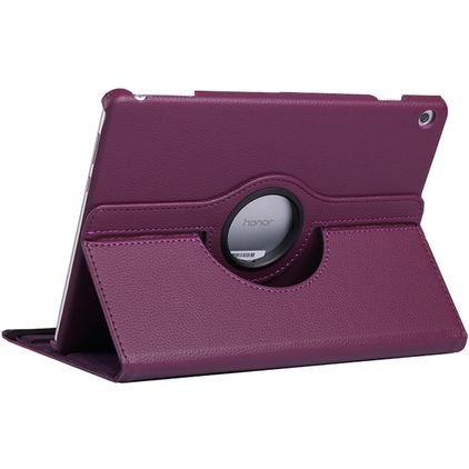 Mobigear DuoStand Coque Huawei MediaPad T5 10.1 Etui Rotatif - Violet