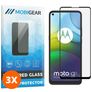 Mobigear Premium Motorola Moto G9 Power Verre trempé Protection d'écran - Compatible Coque - Noir (Lot de 3)