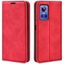 Mobigear Retro Slim Housse Realme GT Neo 3 Etui Porte-Monnaie - Rouge