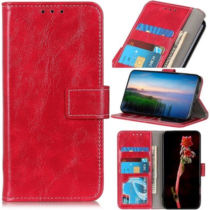Mobigear Basic Housse Samsung Galaxy A90 Etui Porte-Monnaie - Rouge