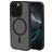 Mobiparts Hardcover Coque iPhone 16 Pro MagSafe Coque arrière Rigide - Satin Black
