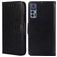 Mobigear Wallet Housse TCL 30 Etui Porte-Monnaie - Noir