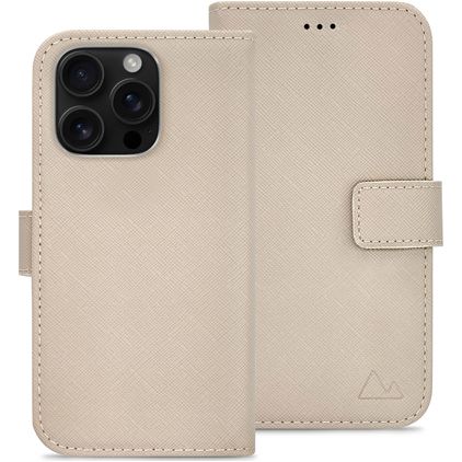 My Style Flex Wallet iPhone 16 Pro Étui Portefeuille - Warm Taupe