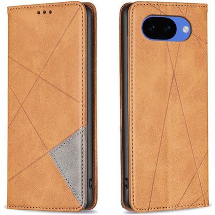 Mobigear Rhombus Slim Housse Google Pixel 10a Etui - Cognac