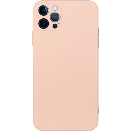 Mobigear Colors Coque iPhone 15 Pro Max Coque arrière en TPU Souple - Rose pastel