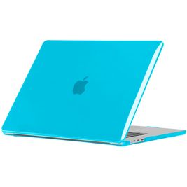 Mobigear Cream Matte Sparkling MacBook Air 13 Pouces (2022-2025) Coque - Bleu - Model A2681 / A3113 / A3240