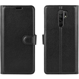 Mobigear Classic Housse Xiaomi Redmi 9 Etui Porte-Monnaie - Noir