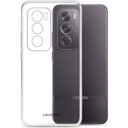 Mobilize Gelly Coque Transparente OPPO Reno 12 Pro Coque arrière en TPU Souple - Transparent