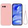 Mobigear Rubber Touch Coque Google Pixel 10a Coque arrière en Silicone - Rose