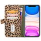 Mobilize Magnet Zipper Housse iPhone 11 Etui avec Coque Détachable Porte-Monnaie - Leopard