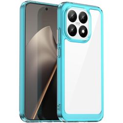 Mobigear Crystal Coque Xiaomi 15T Coque arrière Rigide - Bleu
