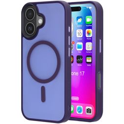 Mobiparts Hardcover Coque iPhone 17 MagSafe Coque arrière Rigide - Satin Purple