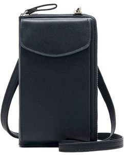 Antonio Fonzo Crossbody Sac Téléphone - Small - Charcoal Black
