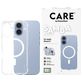 CARE by PanzerGlass Fashionable Coque Transparente iPhone 17 MagSafe Coque arrière en Silicone - Transparent