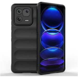 Mobigear Bumpy Coque Xiaomi 13 Pro Coque arrière en TPU Souple - Noir