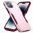 Mobigear Heavy Armor Coque iPhone 14 Pro Coque arrière Rigide Anti-Chocs - Rose / Violet