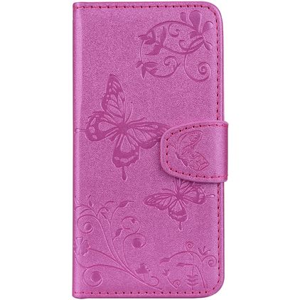 Mobigear Butterfly Housse Xiaomi Mi 8 SE Etui Porte-Monnaie - Violet