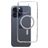 Mobiparts Hardcover Coque Transparente iPhone 15 Pro Max MagSafe Coque arrière Rigide - Transparent