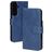Mobiparts Classic Wallet Samsung Galaxy S25 FE Étui - Bleu acier