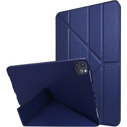 Mobigear Origami Coque iPad Air 11 Pouces (2024) Etui - Dark Blue