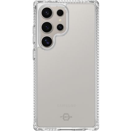 ITSkins SpectrumClear-R Coque Transparente Samsung Galaxy S24 Ultra Coque arrière en TPU Souple Anti-Chocs - Transparent