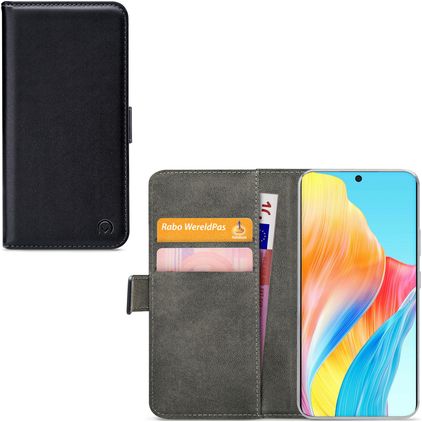 Mobilize Classic Gelly Wallet OPPO A58 4G Étui Portefeuille - Noir
